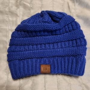 Royal Blue CC Beanie
